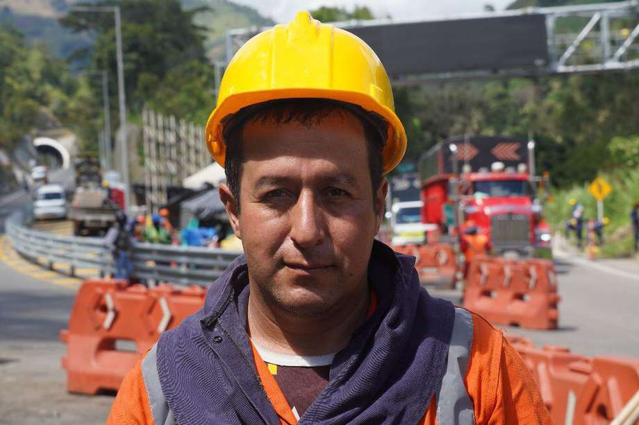 José Humberto Lozano, auxiliar de obra.