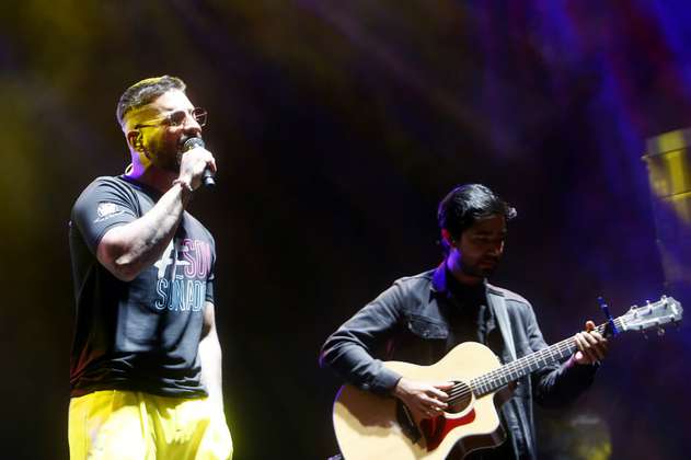 Maluma cantó ante los niños de su fundación "El Arte de los Sueños"