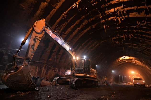 Túnel de La Línea lleva un avance de obras de 96 %