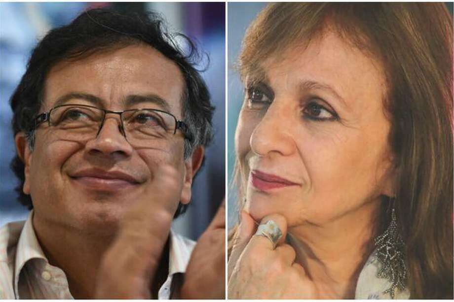 Gustavo Petro pidió respeto por Ángela María Robledo tras la renuncia de esta a la Colombia Humana. / Izquierda: AFP, derecha: cortesía