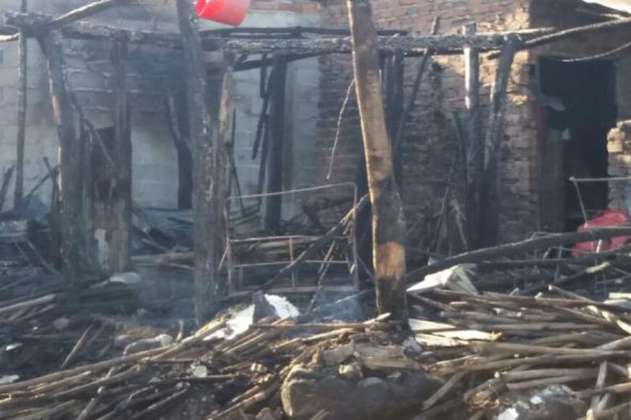 Tragedia en Bolívar: cinco niños murieron tras incendio en El Peñón