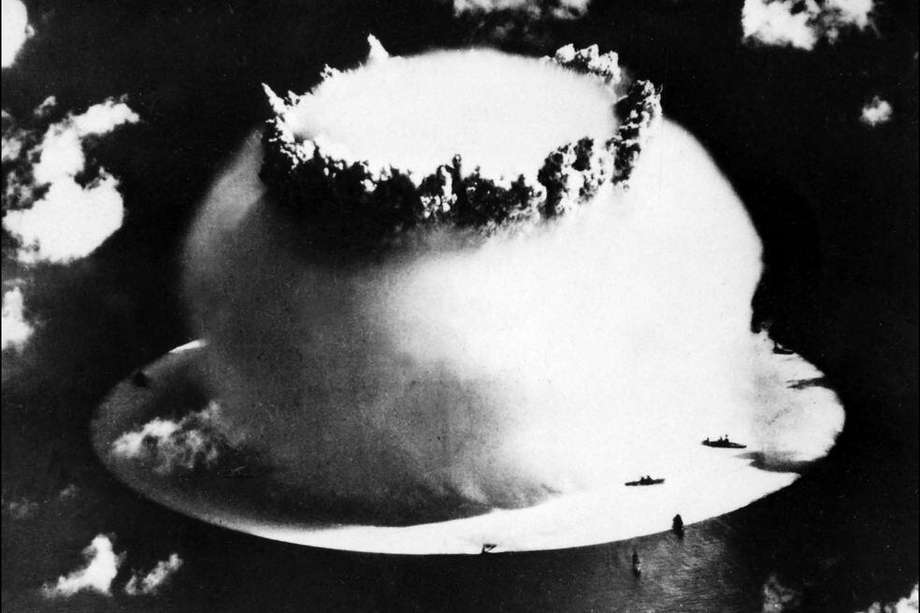 El atolón de Bikini en las Islas Marshall fue uno de los lugares en donde Estados Unidos probó su arsenal nuclear.