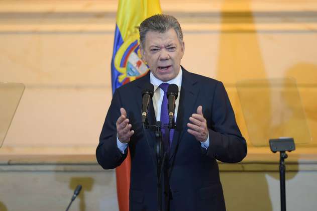 "Cuiden la paz que está naciendo": Juan Manuel Santos