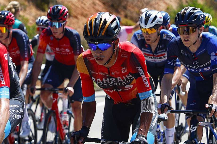 Santiago Buitrago, en la Vuelta a España 2023.