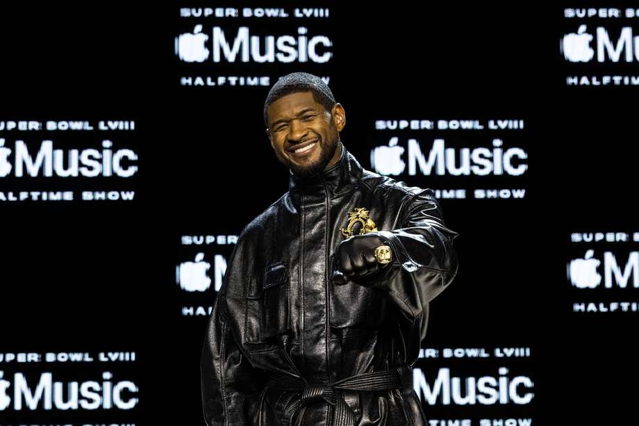 El cantante estadounidense Usher será el protagonista del espectáculo de medio tiempo del Super Bowl LVIII.