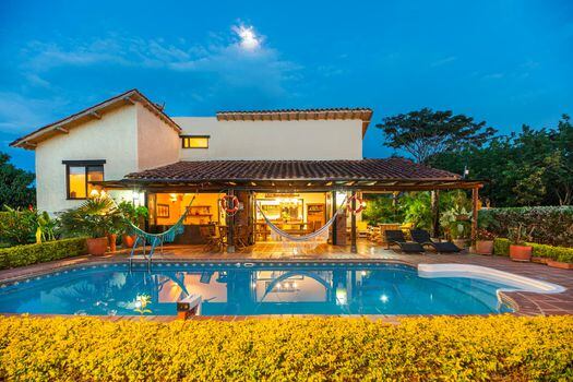 Airbnb reveló que los colombianos ampliaron el número de noches promedio destinadas a viajar en el 2022. / Finca Panaca Jagüey 1, en Quimbaya, Quindío.