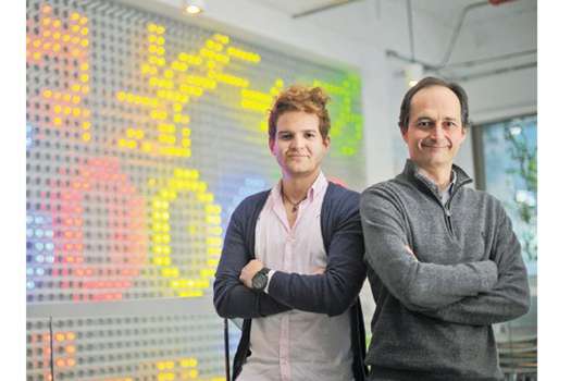 Andrés Felipe Romero y Pablo Arbeláez, investigadores premiados por Google. / Cristian Garavito