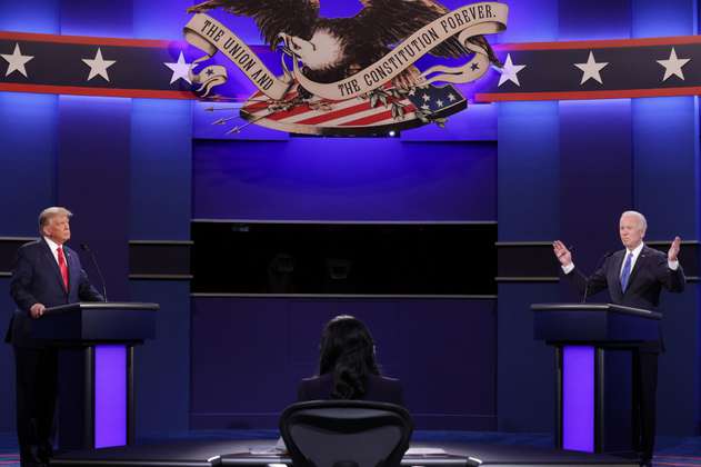 Así fue el último debate entre Donald Trump y Joe Biden   