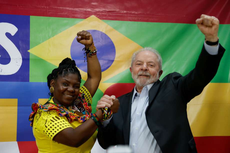 Francia Márquez y Luiz Inácio Lula da Silva se reunieron en Sao Paulo. 