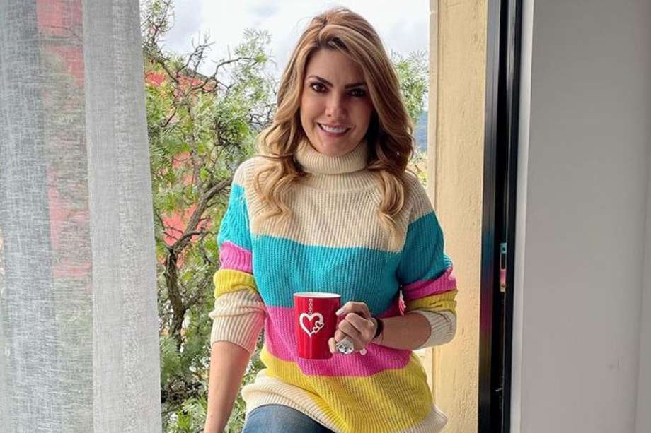 La presentadora de la televisión colombiana Ana Karina Soto.