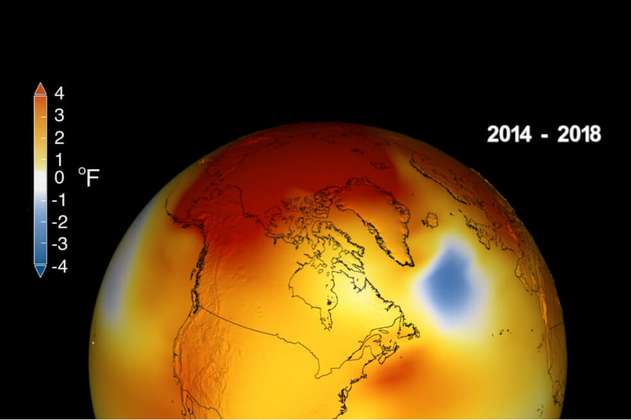 Confirmado por NASA: 2018 fue el cuarto año más cálido registrado desde 1880