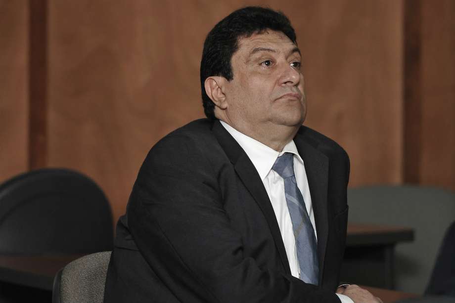 Bogota(Colombia) 17/02/2014. - Juan Francisco -Kiko- Gómez, Gobernador de la Guajira, durante la audiencia de imputacion de cargos, realizada en el tribunal superior de Bogota. Foto Oscar Perez