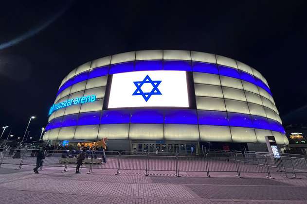 Esto dijo el Movistar Arena tras polémica por proyectar la bandera Israel