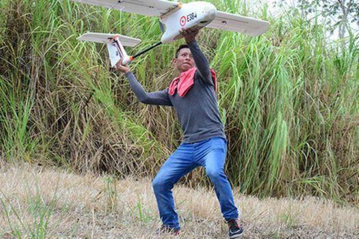 Los drones detectarán la deforestación y degradación de los bosques a baja altura. / Scidev.net y FAO