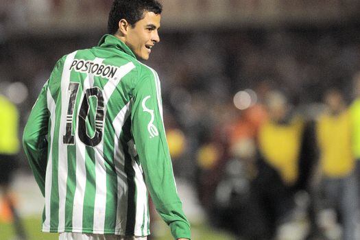 Entre 2008 y 2010, Giovanni Moreno jugó 81 partidos y marcó 44 goles con la camiseta de Nacional.  / AFP