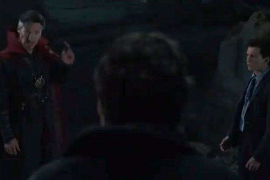 Una escena de "Spider Man: No Way Home" en la que aparecen Doctor Strange (Bennedict Cumberbatch), Peter Parker (Tom Holland) y Doctor Octopus (Alfred Molina).