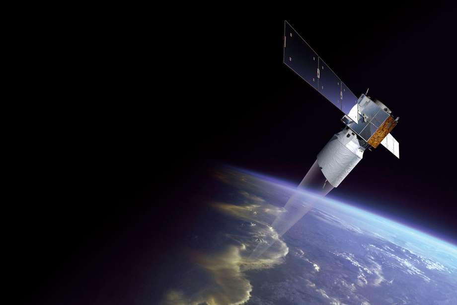 El satélite Aeolus fue lanzado en agosto de 2018.
