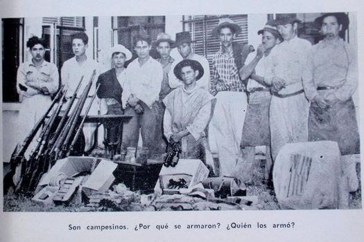 Imagen de algunos de los campesinos colombianos que se armaron en Colombia durante los años 50 y 60.  / Cortesía