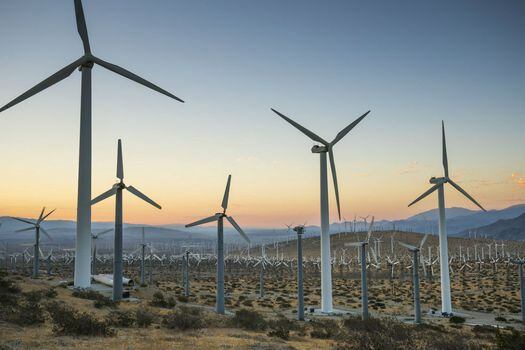Campo dedicado a la energía eólica en California, Estados Unidos.  / Flickr