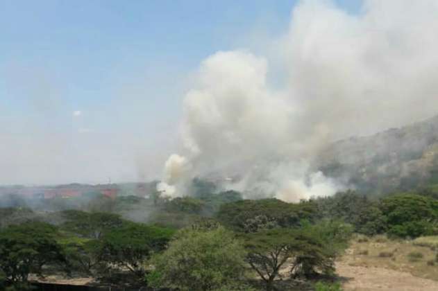 Incendio forestal consumió 35 hectáreas en Yumbo, Valle