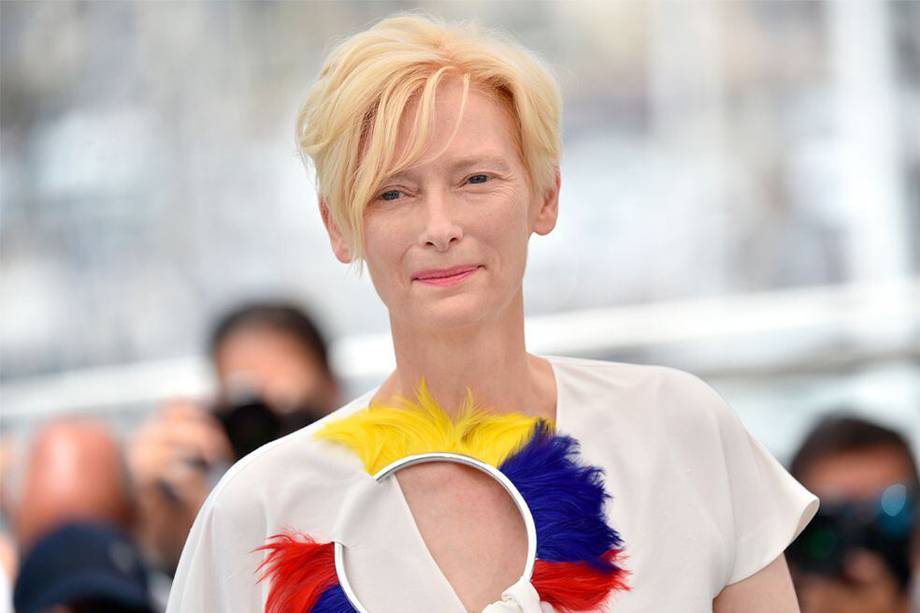 La actriz Tilda Swinton y su homenaje a Colombia en Cannes