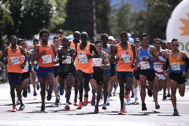 Dominio etíope en la Media Maratón de Bogotá
