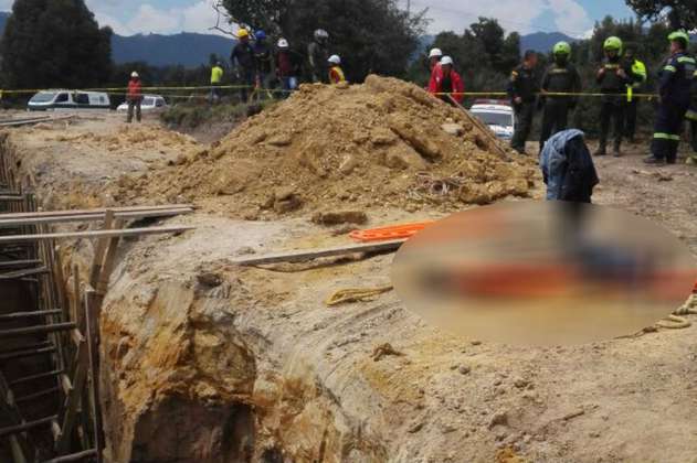 Un muerto y un herido deja derrumbe en Zipaquirá, Cundinamarca