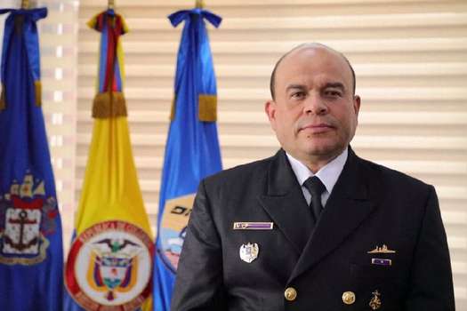 Contralmirante Juan Francisco Herrera, director general marítimo. 