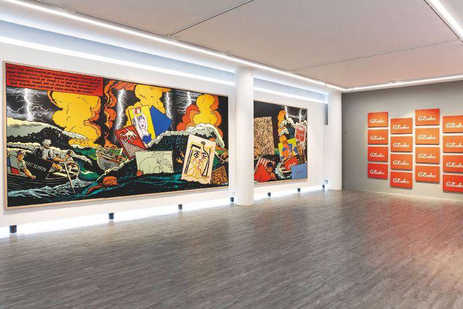  La exhibición de Álvaro Barrios, "La multiplicación de los cuadros", estará abierta hasta el 29 de noviembre. / Galería El Museo