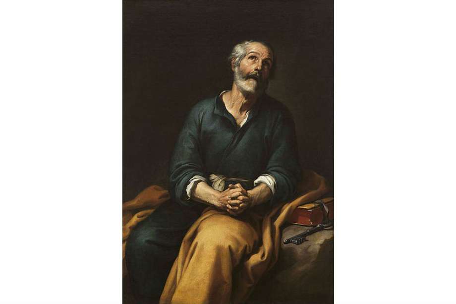 San Pedro retratado por Bartolomé Esteban Murillo.