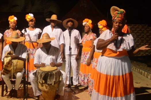 Parte del colectivo musical Pal Lereo Pabla, que participó en el XXXII Festival Nacional del Bullerengue de Necoclí.