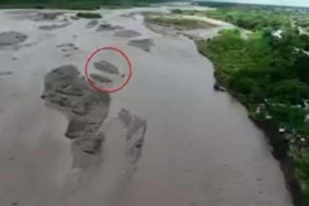 Ladrón se lanzó al río Guatiquía para huir de la Policía 