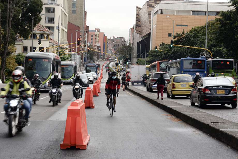 Cortesía: Secretaría Distrital de Movilidad. Con estos 21 kilómetros nuevos, Bogotá alcanzará 572 kilómetros de ciclorruta permanente.