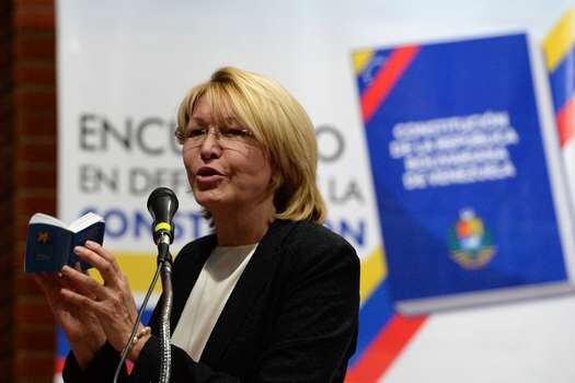 La exfiscal venezolana Luisa Ortega. / AFP
