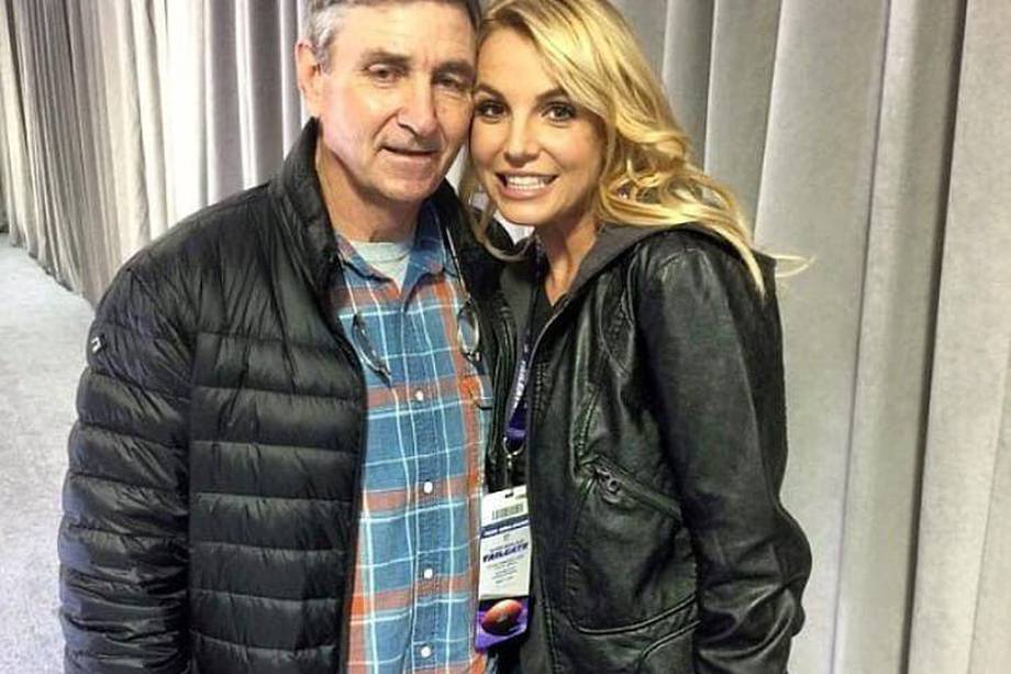 Britney Spears con su padre Jamie Spears