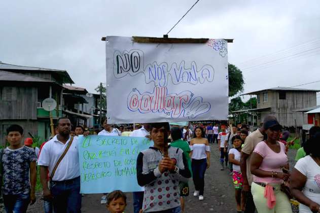 Pueblos indígenas de Chocó marchan por la vida y la protección de los líderes sociales