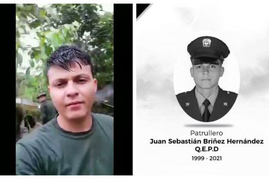 El patrullero Juan Sebastián Briñez había cursado un diplomado en derechos humanos y servicio policial en noviembre de 2020.
