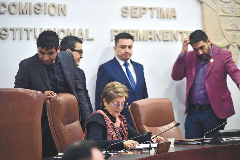 La falta de quórum diluyó los debates en la comisión séptima de la Cámara de Representantes. / Jose Vargas - El Espectador