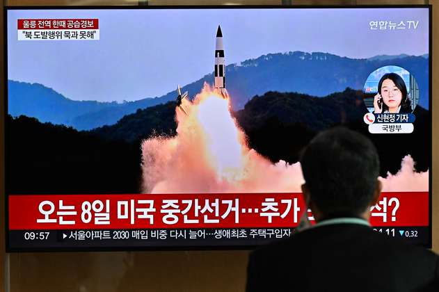 Las dos Coreas disparan por primera vez misiles a sus respectivas aguas