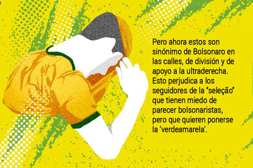 El mundo no es como lo pintan: Bolsonaro y la "vergüenza" de vestir la 'verde-amarela'.
