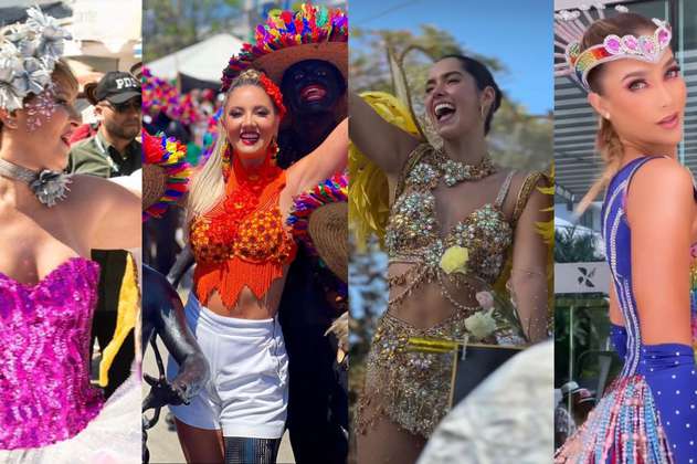 Verónica Alcocer, Paulina Vega y más: así se gozan el Carnaval de Barranquilla