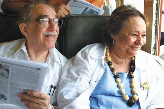 Barcha, quien estuvo casada con García Márquez durante 56 años, falleció el 15 de agosto del 2020 a los 87 años en Ciudad de México, donde ambos construyeron un hogar que sirvió de inspiración para las novelas más emblemáticas del escritor. / AFP / ALEJANDRA VEGA
