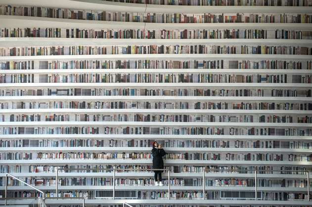 La biblioteca futurista china que causa sensación en internet