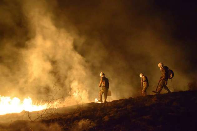 El 98 % de incendios forestales de la temporada seca se han extinguido: UNGRD