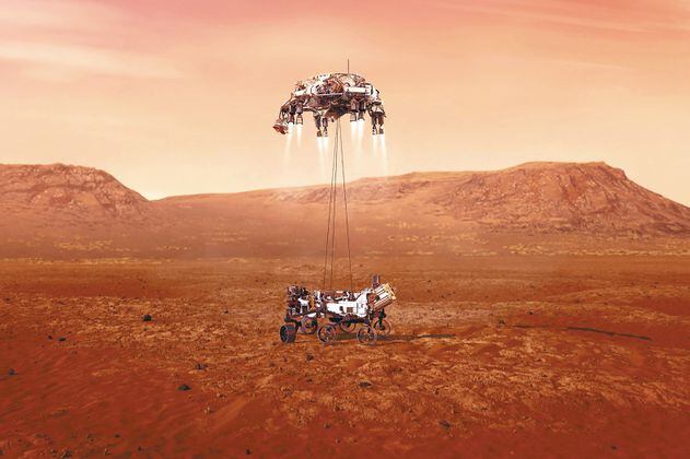 Después de siete meses de viaje el rover Perseverance aterrizó por fin en Marte 
