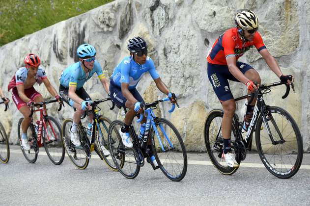 Nairo Quintana ya es sexto en la general de la Vuelta a Suiza