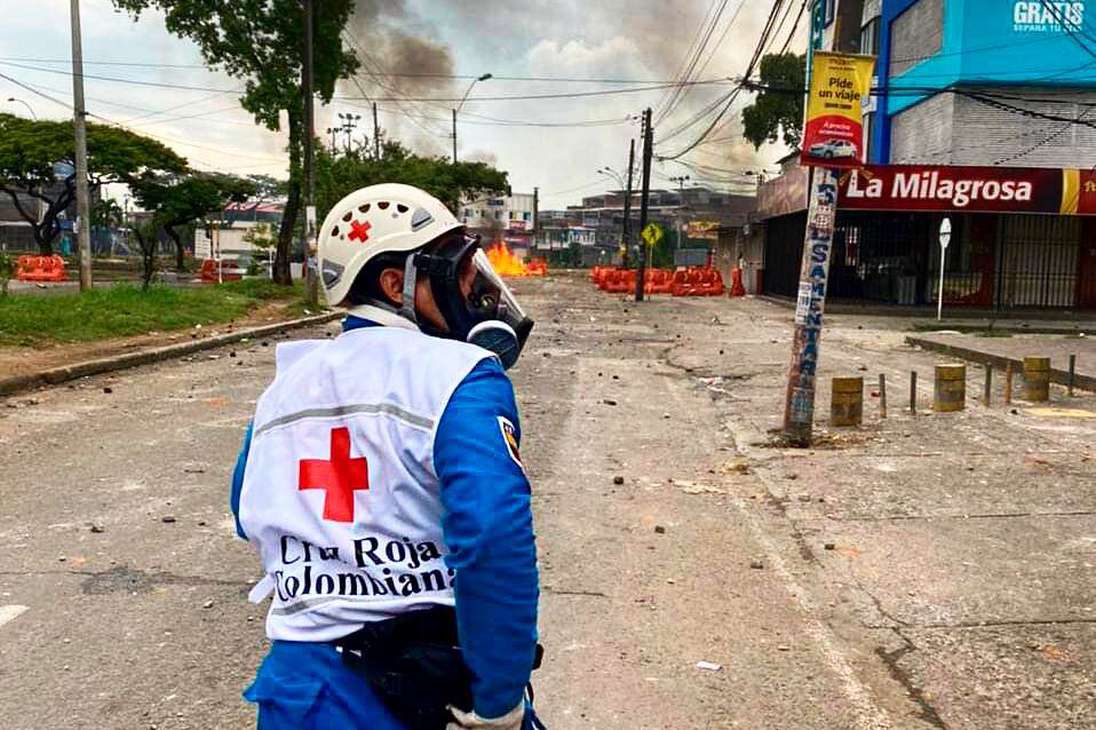 Caravana humanitaria Cruz Roja