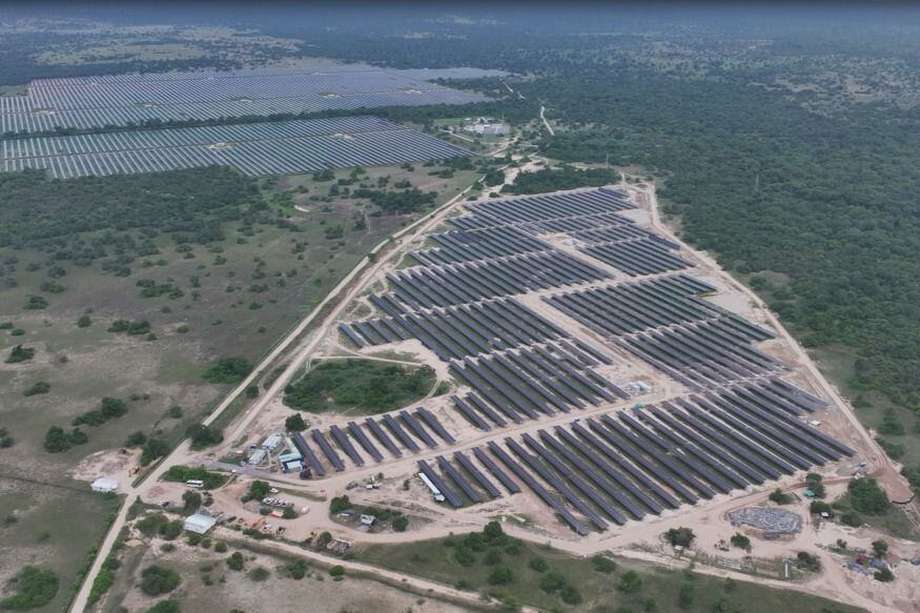 El parque solar El Paso, de Enel Green 
Power, línea de negocio de Enel Colombia, está ubicado en el Cesar. / Cortesía