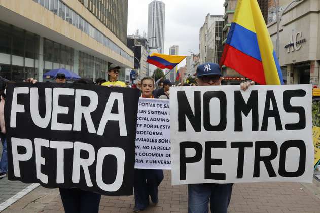 Protestas hoy en Bogotá: oposición anuncia plantones contra gobierno de Petro