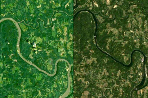 Un tercio de los ríos en Estados Unidos cambiaron de color en las últimas décadas